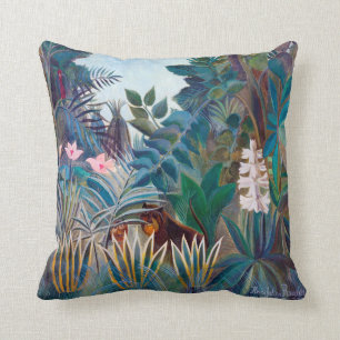 Coussin La jungle équatoriale, Rousseau