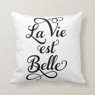 Coussin la La luttent la belle d'est, la vie est belle,