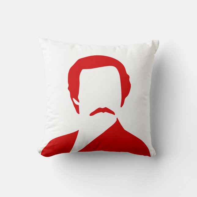 Coussin La Légende de Ron Burgundy (Recto)