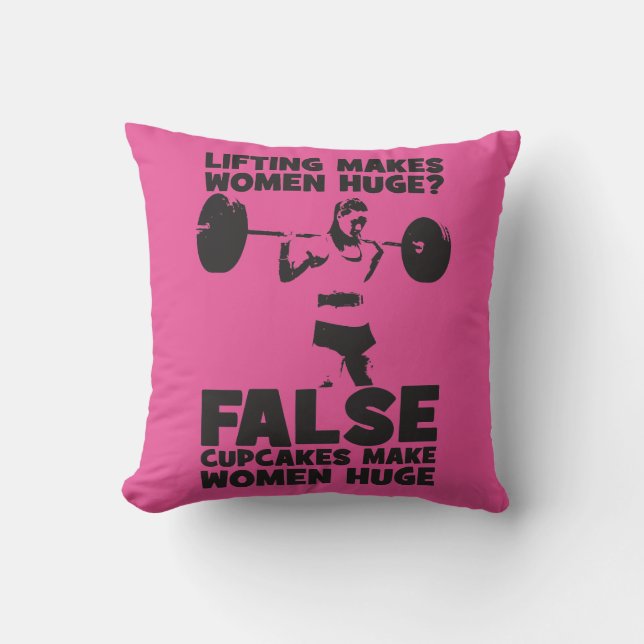 Coussin La Levée Fait De La Femme Une Énorme ? FALSE. Cupa (Recto)
