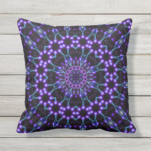 Coussin La lumière structure le mandala