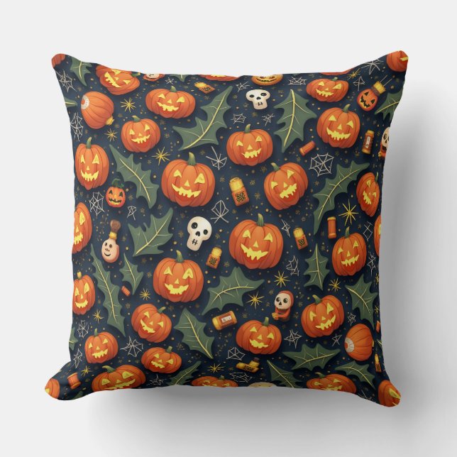 Coussin "La magie d'une nuit de sensation - Halloween Cush (Recto)
