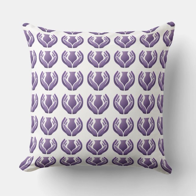 Coussin La Main du Potier (Recto)