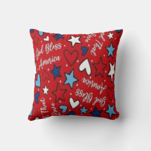 Coussin La maison est là où la liberté bat son plein