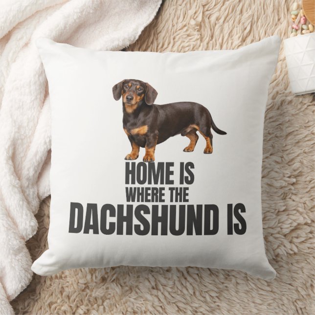 Coussin La maison est où se trouvent le chocolat et le tec (Couverture)