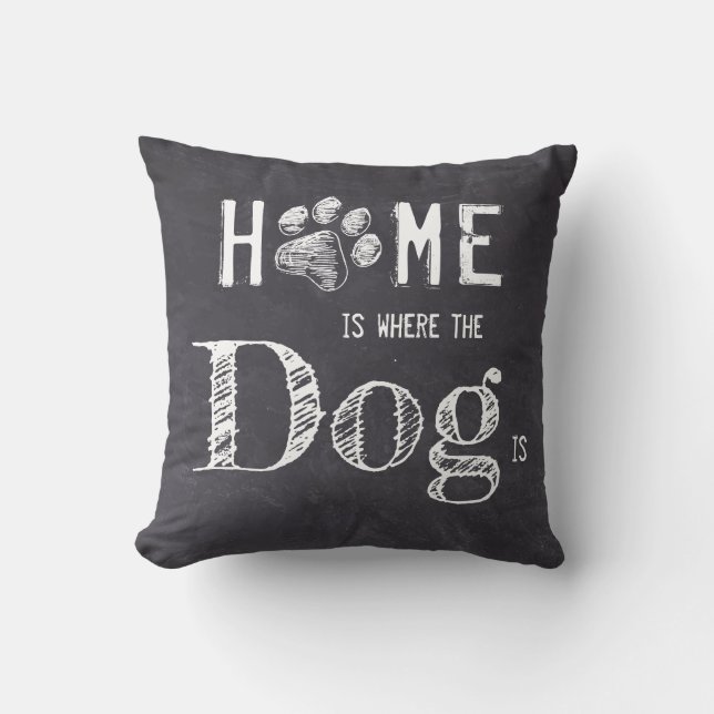 Coussin La Maison Rustique Est Où Se Trouve Le Chien (Recto)