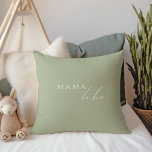 Coussin La maman verte de la cage lunaire à être<br><div class="desc">Présentant notre sauge géant mama-to-be lancer oreiller, parfait pour votre simple fête moderne boho chaque saison de l'année! Ce coussin à l'ambiance boho-chic et neutre, à la calligraphie élégante et au design minimaliste délicat, est idéal pour les filles comme pour les garçons. De plus, il est modifiable, de sorte que...</div>