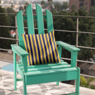 Coussin La marine et les tripes jaunes