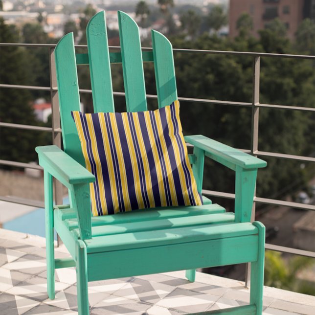 Coussin La marine et les tripes jaunes (Créateur téléchargé)