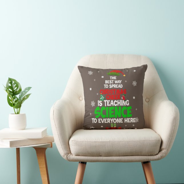 Coussin La Meilleure Façon De Diffuser La Fête De Noël Est (Chaise)