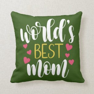 Coussin La meilleure fête des mères de maman au monde Lan