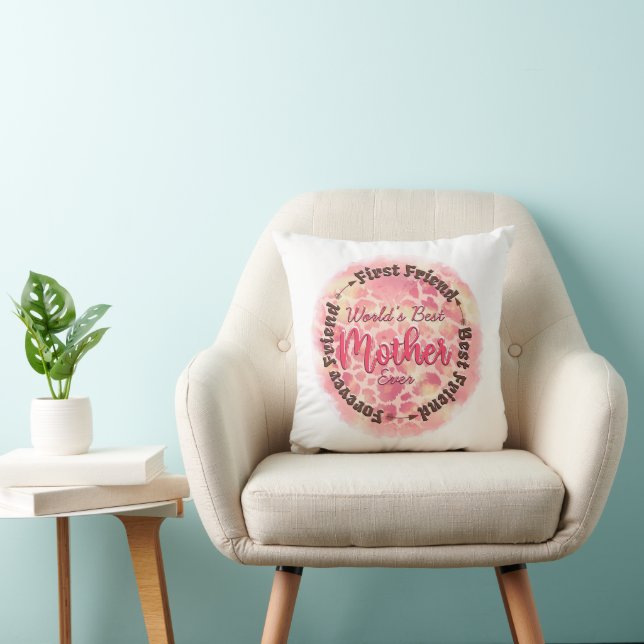 Coussin La meilleure mère du monde (Chaise)