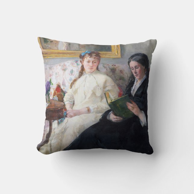 Coussin La Mère et la Sœur de l'Artiste, Berthe Morisot (Recto)