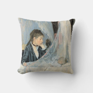 Coussin La mère impressionniste regarde le sommeil de l'en