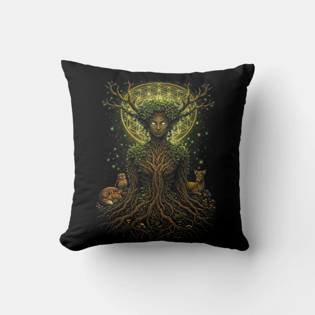 Coussin La Mère Verte (Recto)