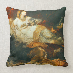 Coussin La mort de Cléopâtre 1875