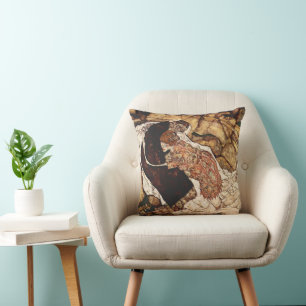 Coussin La Mort et la jeune fille par Egon Schiele