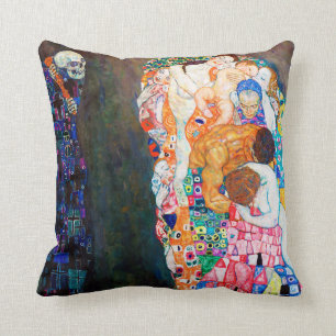 Coussin La mort et la vie, Gustav Klimt