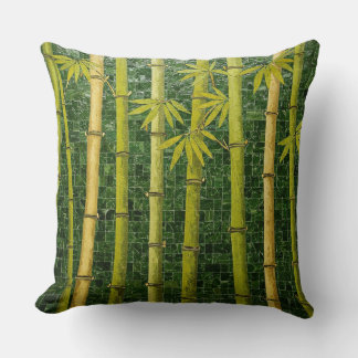 Coussin La mosaïque de la forêt de Bambou