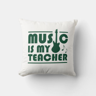 Coussin La musique est mon professeur