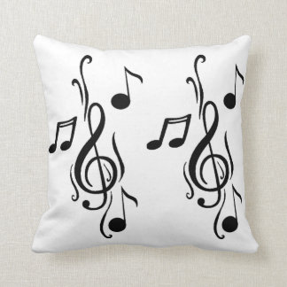 Coussin La musique note l'art