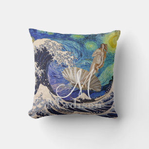 Coussin La naissance de Vénus à la Grande Vague