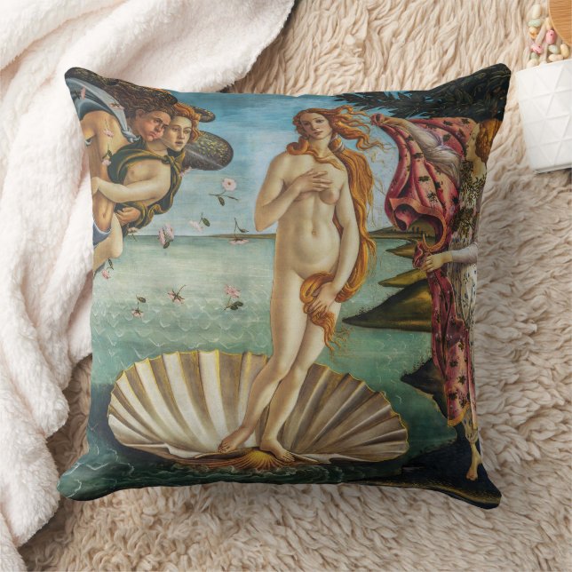 Coussin La naissance de Vénus | Sandro Botticelli | (Couverture)