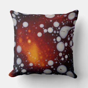 Coussin La naissance des étoiles dans un liquide Abstrait