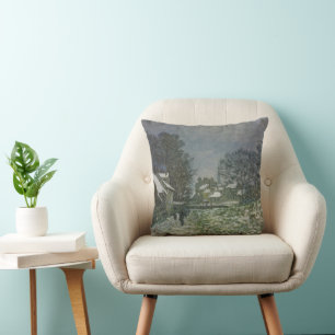 Coussin La neige à Argenteuil par Claude Monet