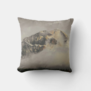 COUSSIN LA NEIGE COUVERT LA MONTAGNE SOUS LE CIEL NUAGE PE