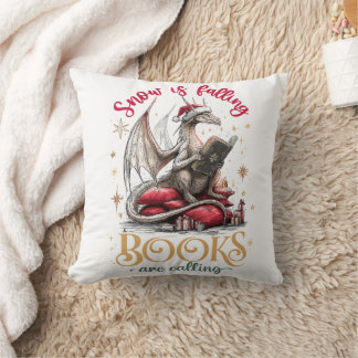 Coussin La neige tombe, les livres appellent 