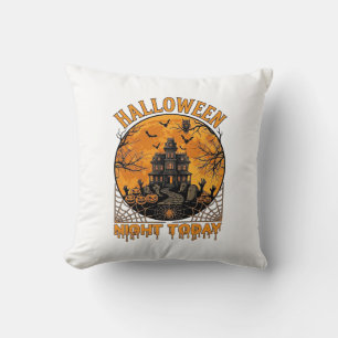 Coussin La nuit d'Halloween aujourd'hui Manoir hanté Citro