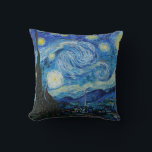 Coussin La nuit étoilée par Vincent Van Gogh<br><div class="desc">Le design coloré de The Starry Night by Vincent Van Gogh est parfait pour les amateurs de beaux-arts, les amateurs de musée, les étudiants en art et les professeurs d'art. Il peut également être donné comme un cadeau d'anniversaire ou de vacances à votre meilleur ami, parent, petit ami ou petite...</div>