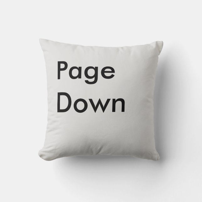 Coussin La page se boutonnent vers le bas (Recto)