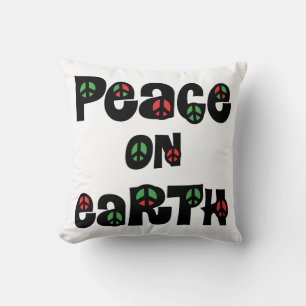 Coussin La Paix sur Terre Noël