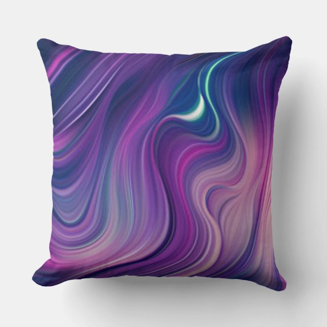 Coussin La passion violette lance l'oreiller. (Recto)