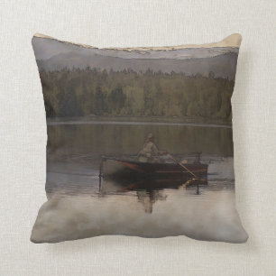 Coussin La pêche au silence