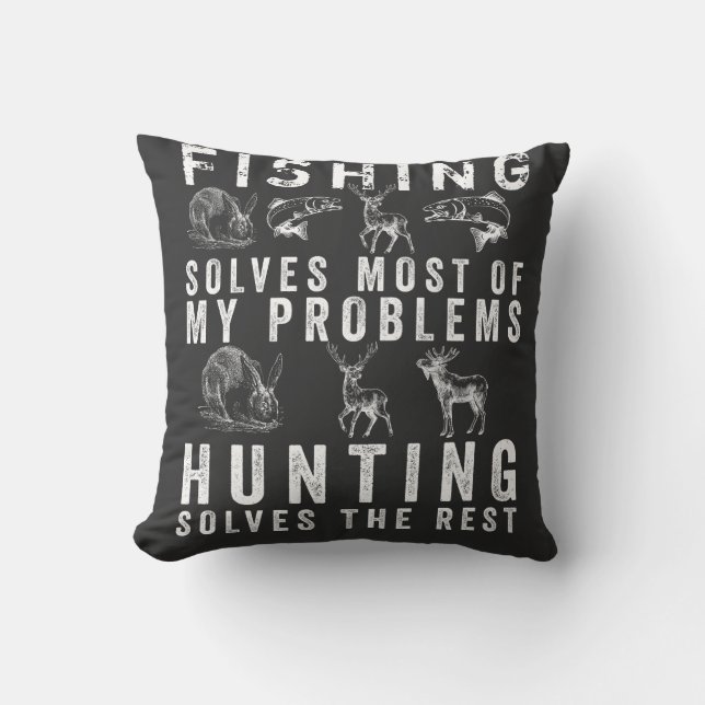 COUSSIN LA PÊCHE RÉSOUT LA PLUPART DE MES PROBLÈMES LA CHA (Recto)