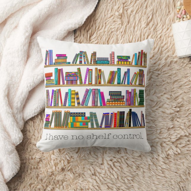 Coussin La personnalisation de Book Lover’s "I have no She (Couverture)