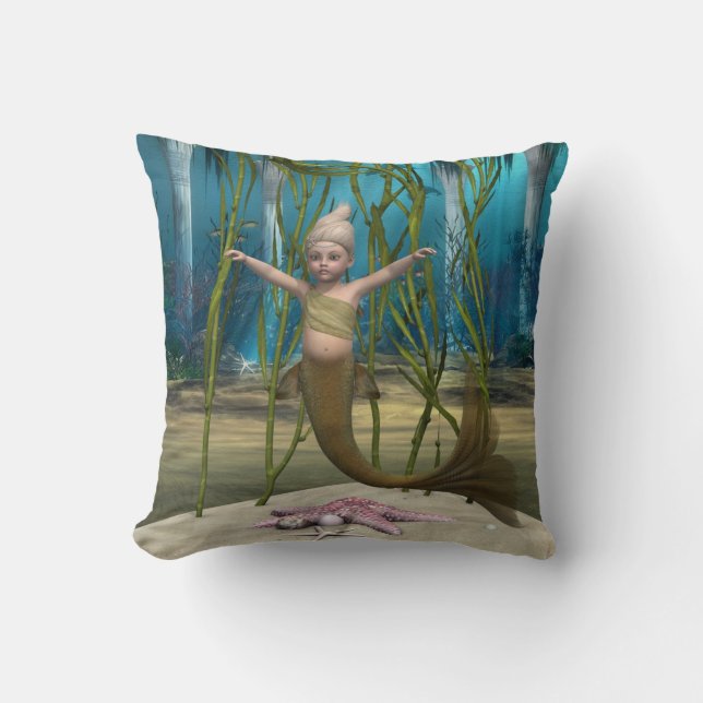 Coussin La Petite Sirène (Recto)