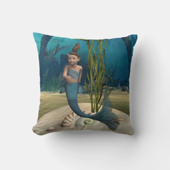 Coussin La Petite Sirène (Recto)
