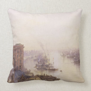 Coussin La piscine de l'hôtel d'Adelaïde, pont de Londre