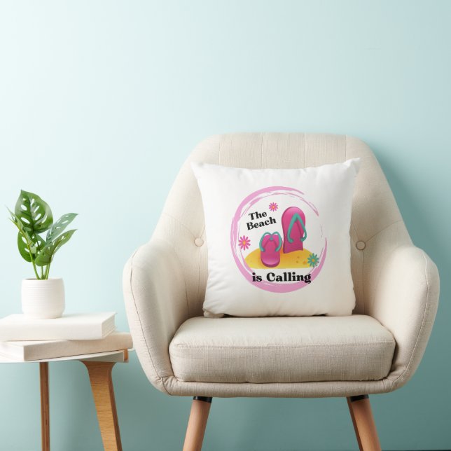 Coussin la plage appelle (Chaise)