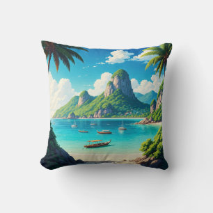 Coussin La plage de Ko Samui Thaïlande