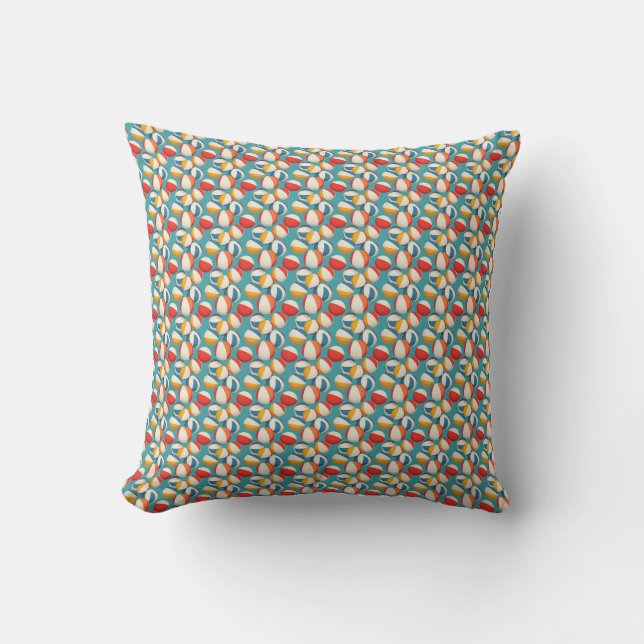 Coussin La plage est l'endroit où les soucis s'estompent (Recto)