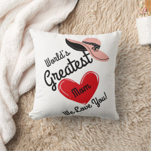 Coussin La plus grande maman du monde Jeu d'oreiller