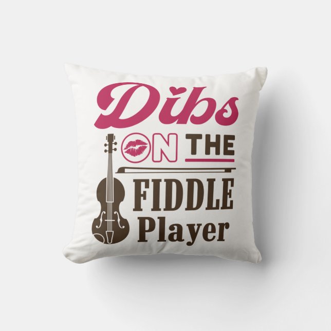 Coussin La préférence pour la Joueuse de Violon Épouse Pet (Recto)