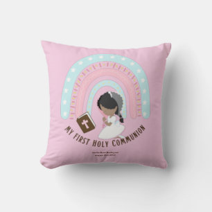 Coussin La première sainte communion des filles Caricature