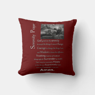 Coussin La prière de sérénité