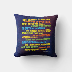 Coussin La prière du Seigneur - Un Père